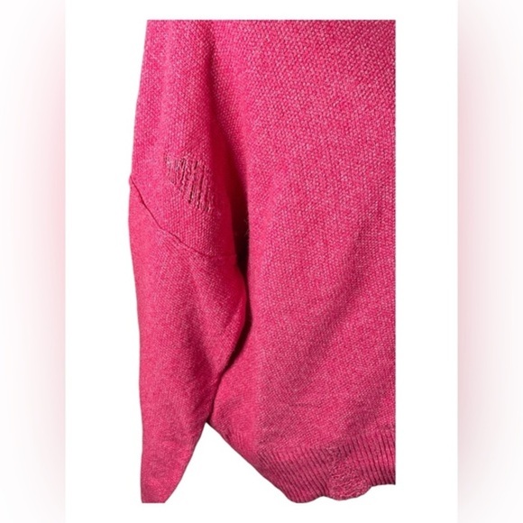 Nordstrom ~Frayed Denim Gwen Distressed Sweater NWT Medium - Picture 6 of 13